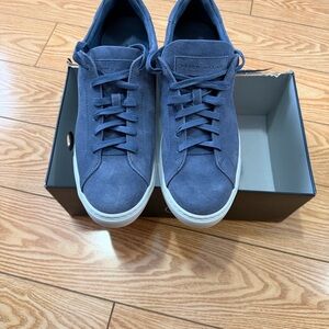 Peter Millar Navy Suede Sneakers